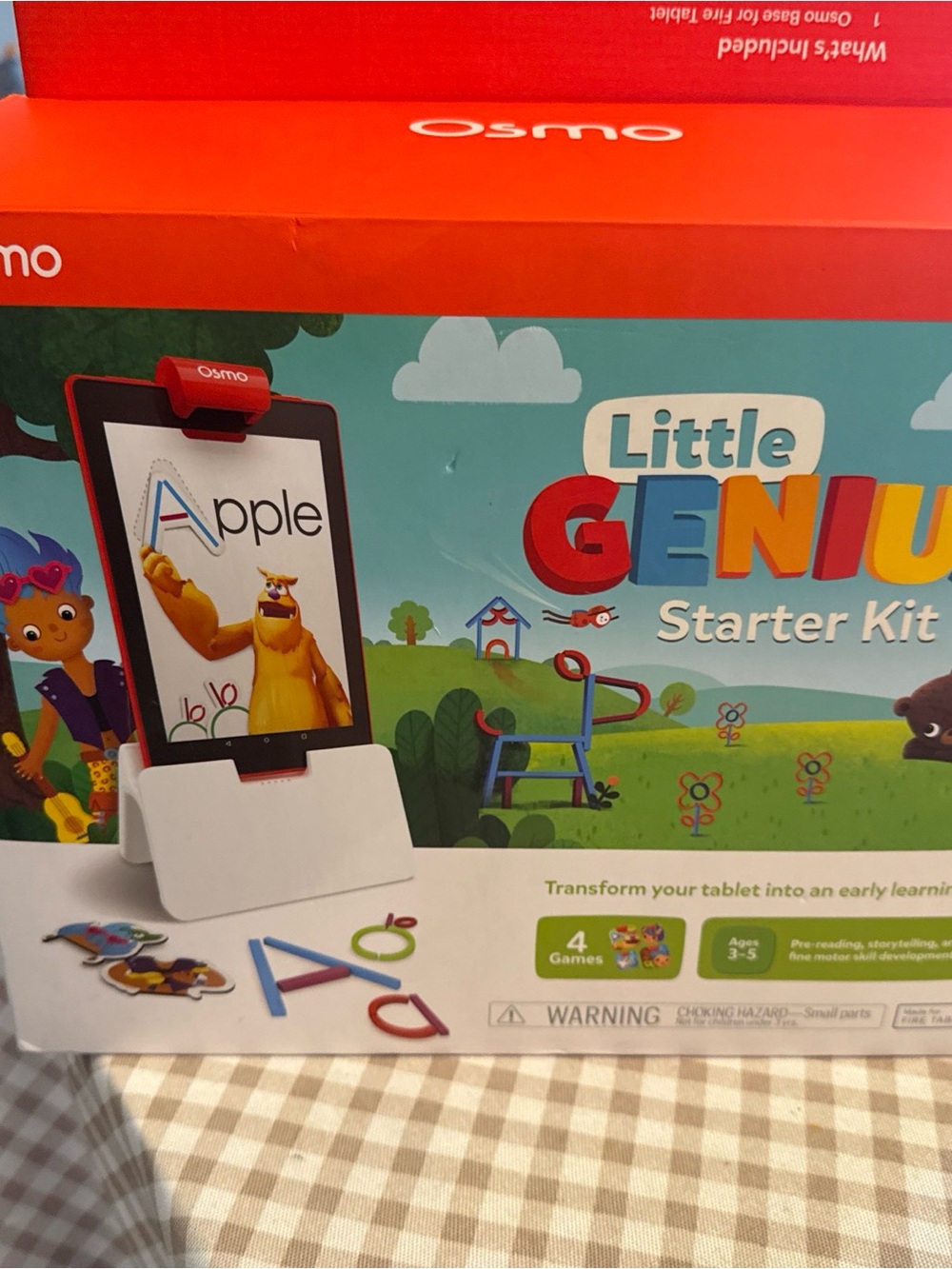 Little Genius Starter Kit - Red and White Tablet Base